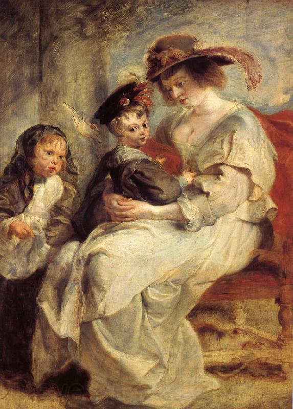 Peter Paul Rubens Helen and her children France oil painting art